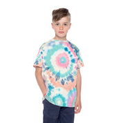 Pastel Tie-Dye Swirl Kids Tee