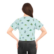 Iconic Queer Green Crop Top