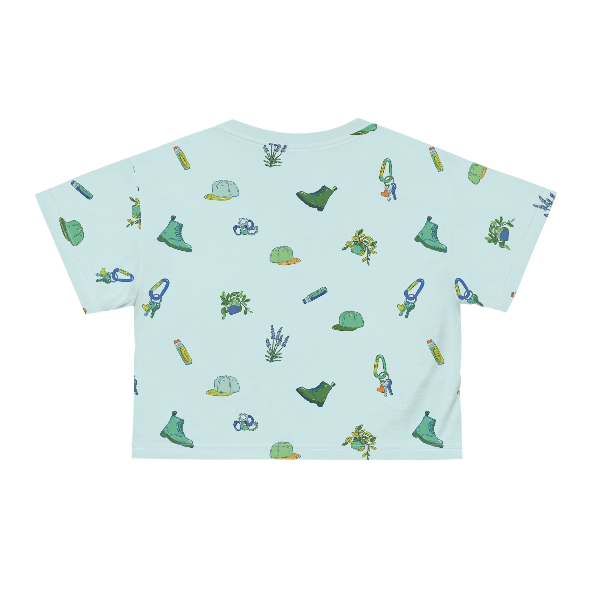 Iconic Queer Green Crop Top
