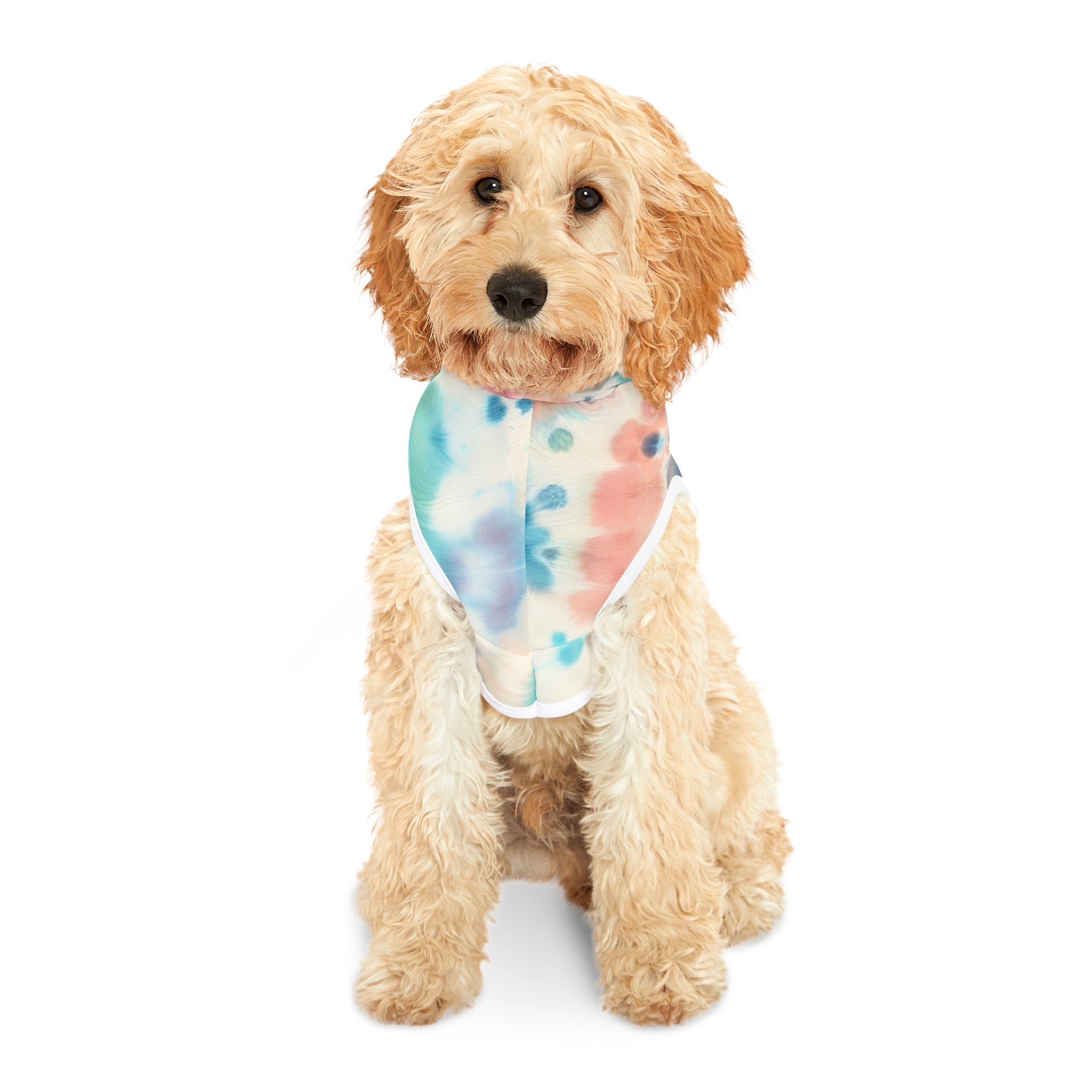 Pastel Tie-Dye Swirl Pet Hoodie