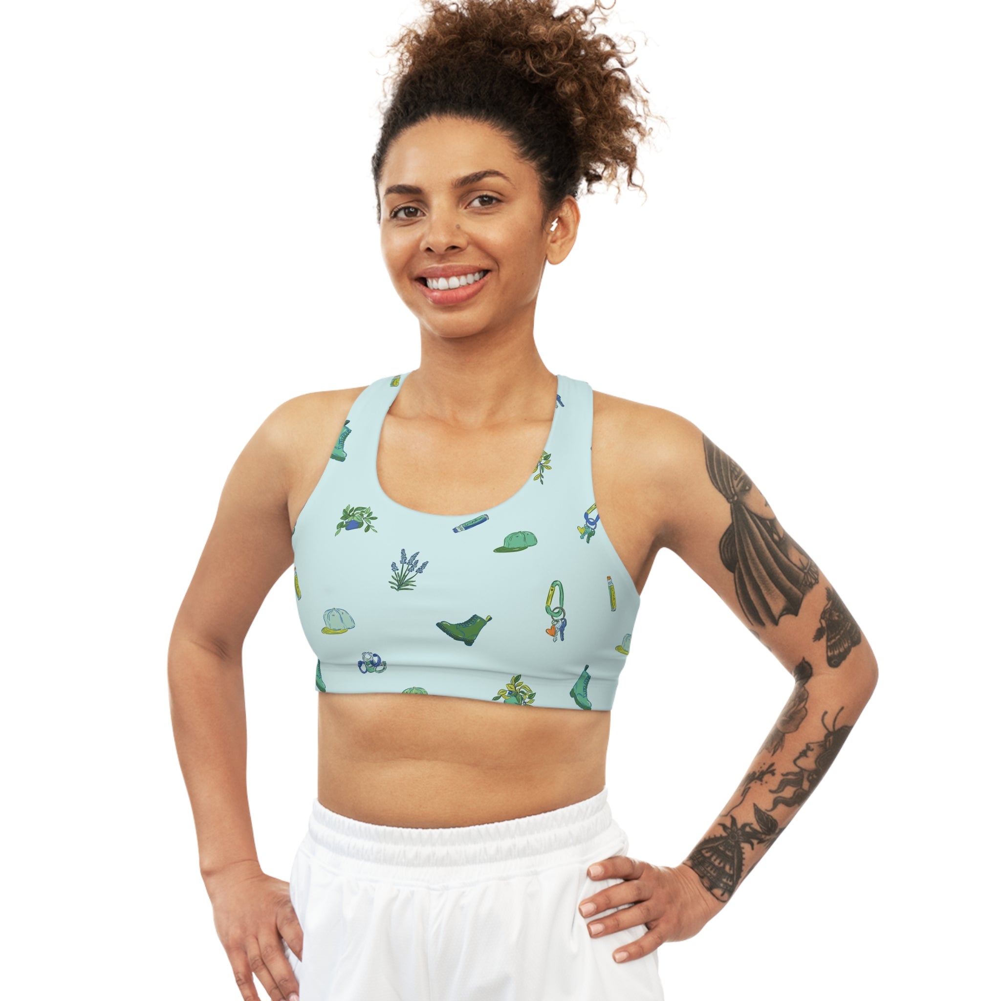Iconic Green Queer Sports Bra
