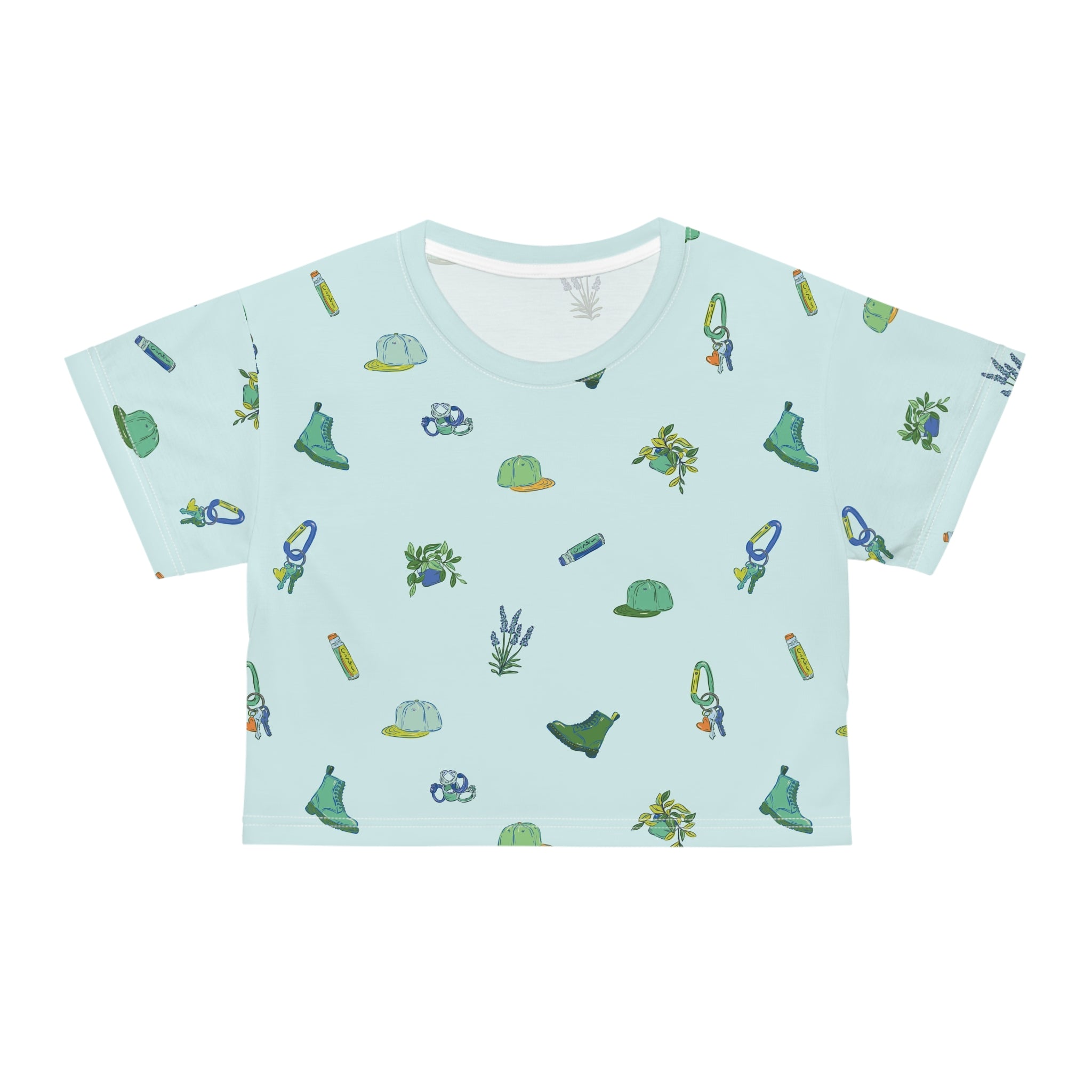 Iconic Queer Green Crop Top