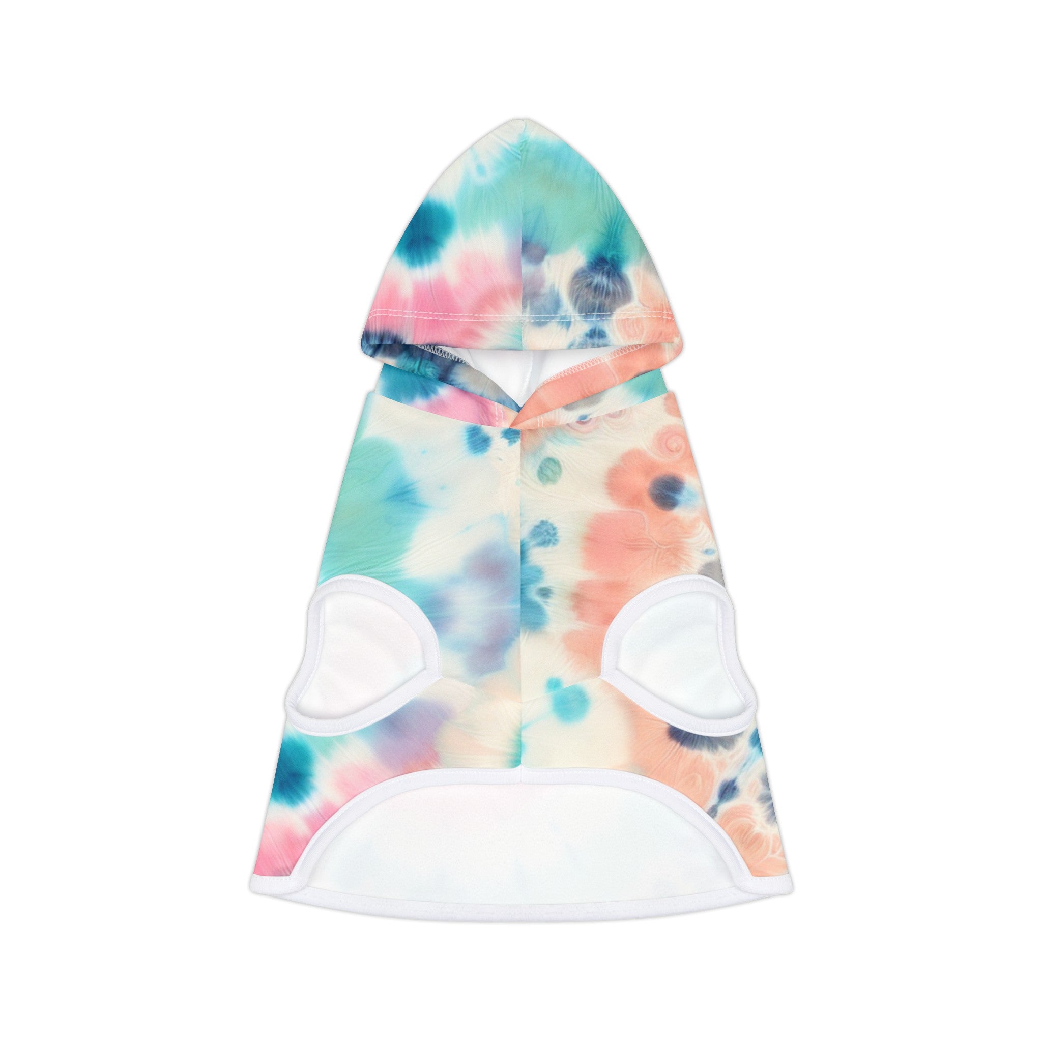 Pastel Tie-Dye Swirl Pet Hoodie