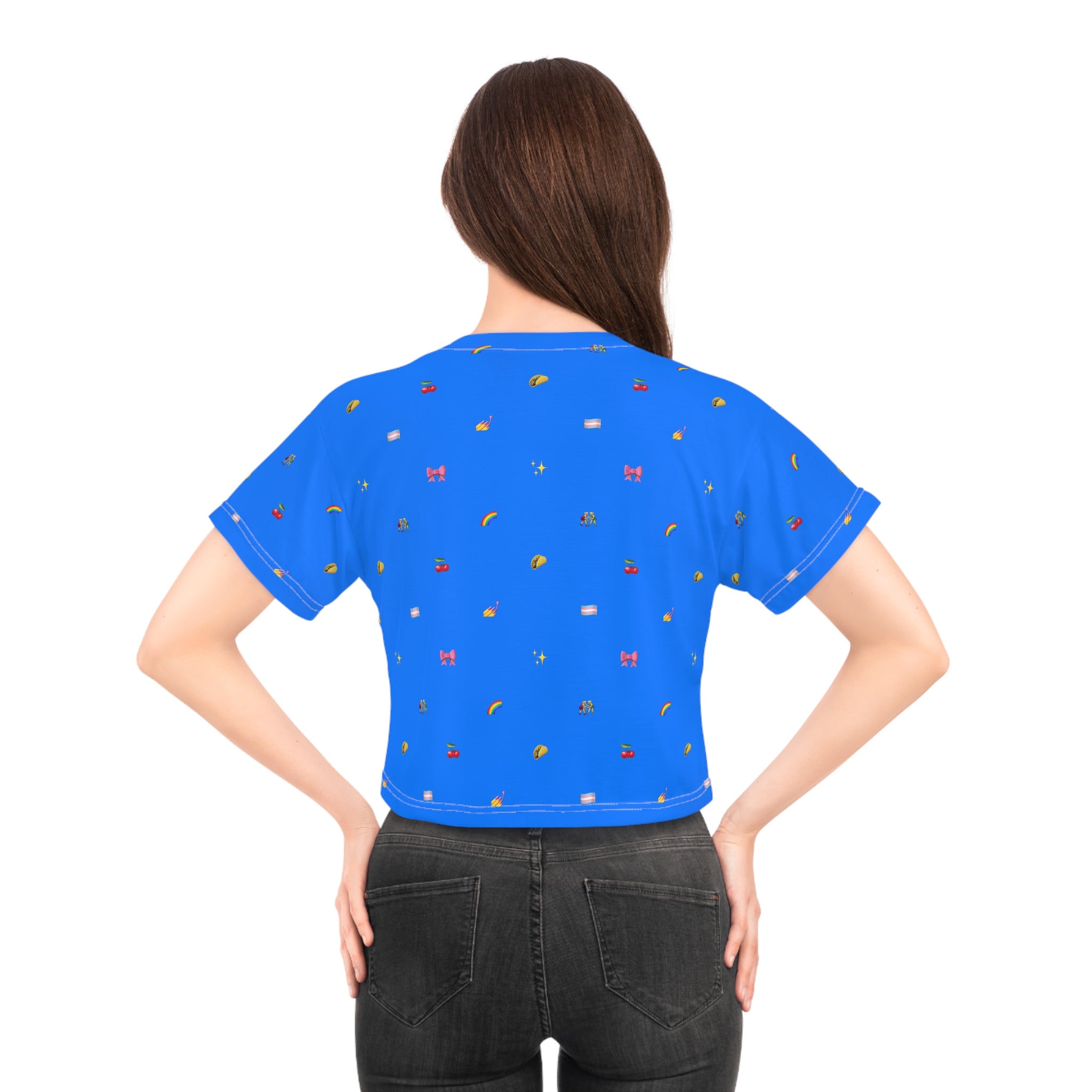 Queer Icon Emoji Crop Top