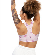 Iconic Pink Queer Sports Bra