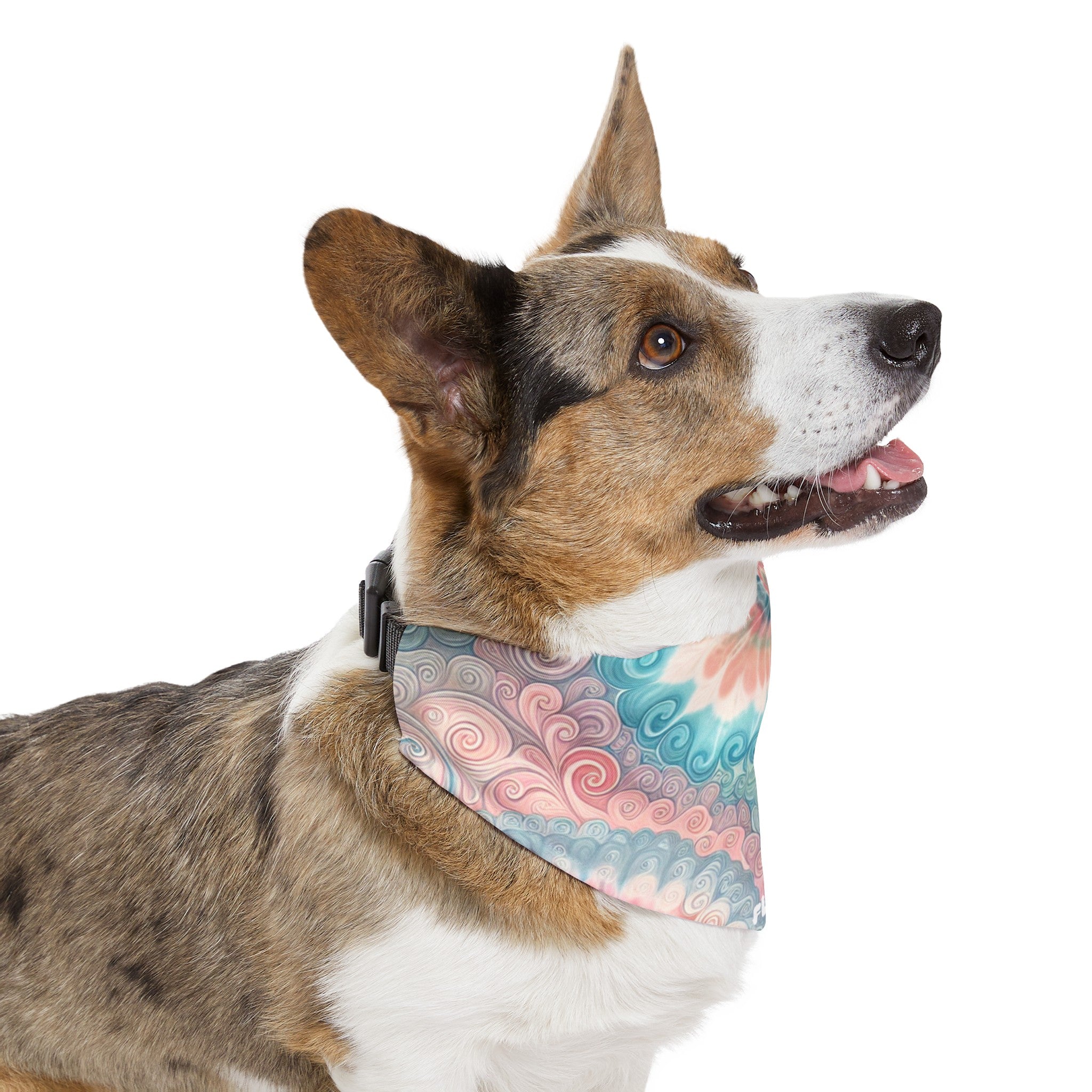 Pastel Tie-Dye Pet Bandana