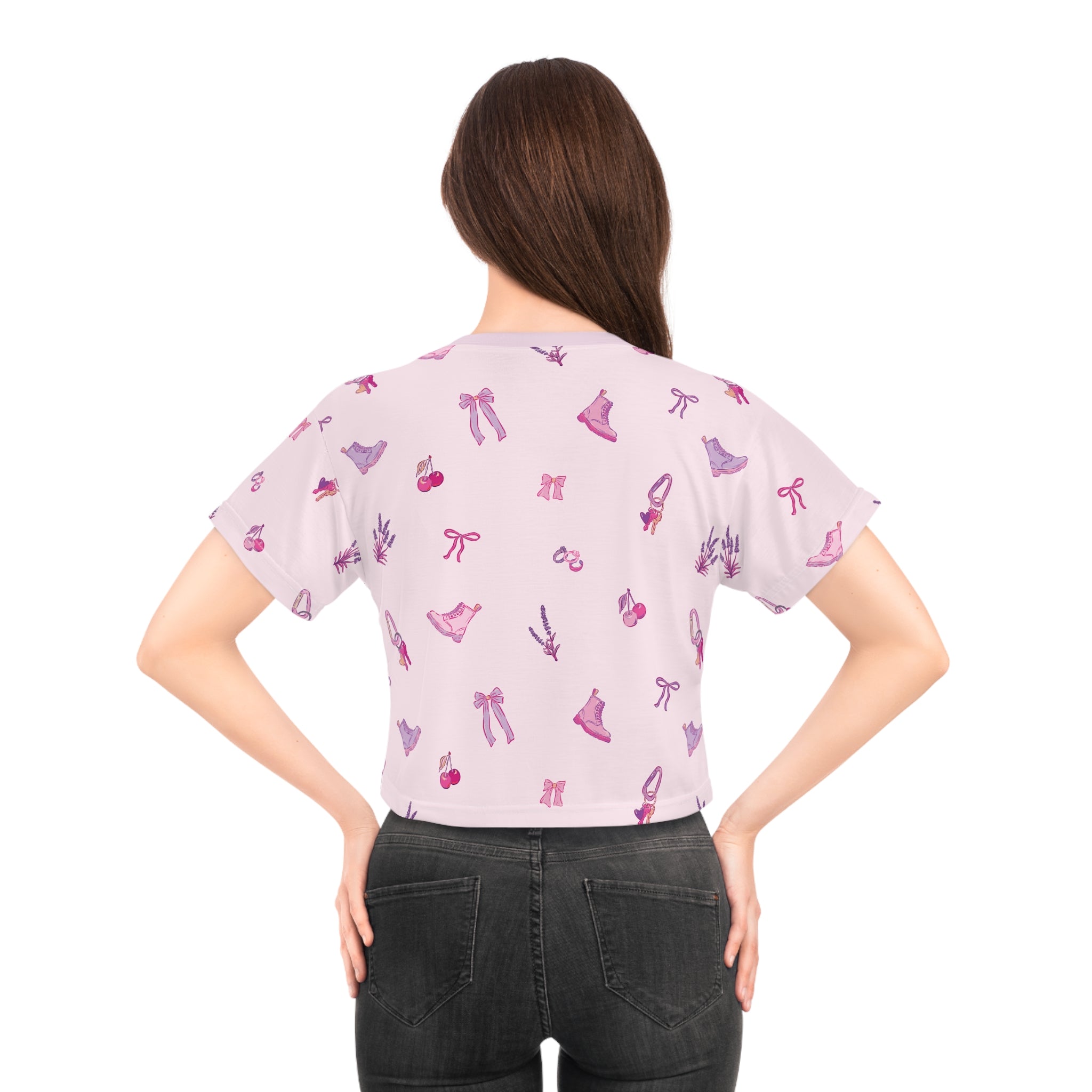 Iconic Pink Queer Crop Top
