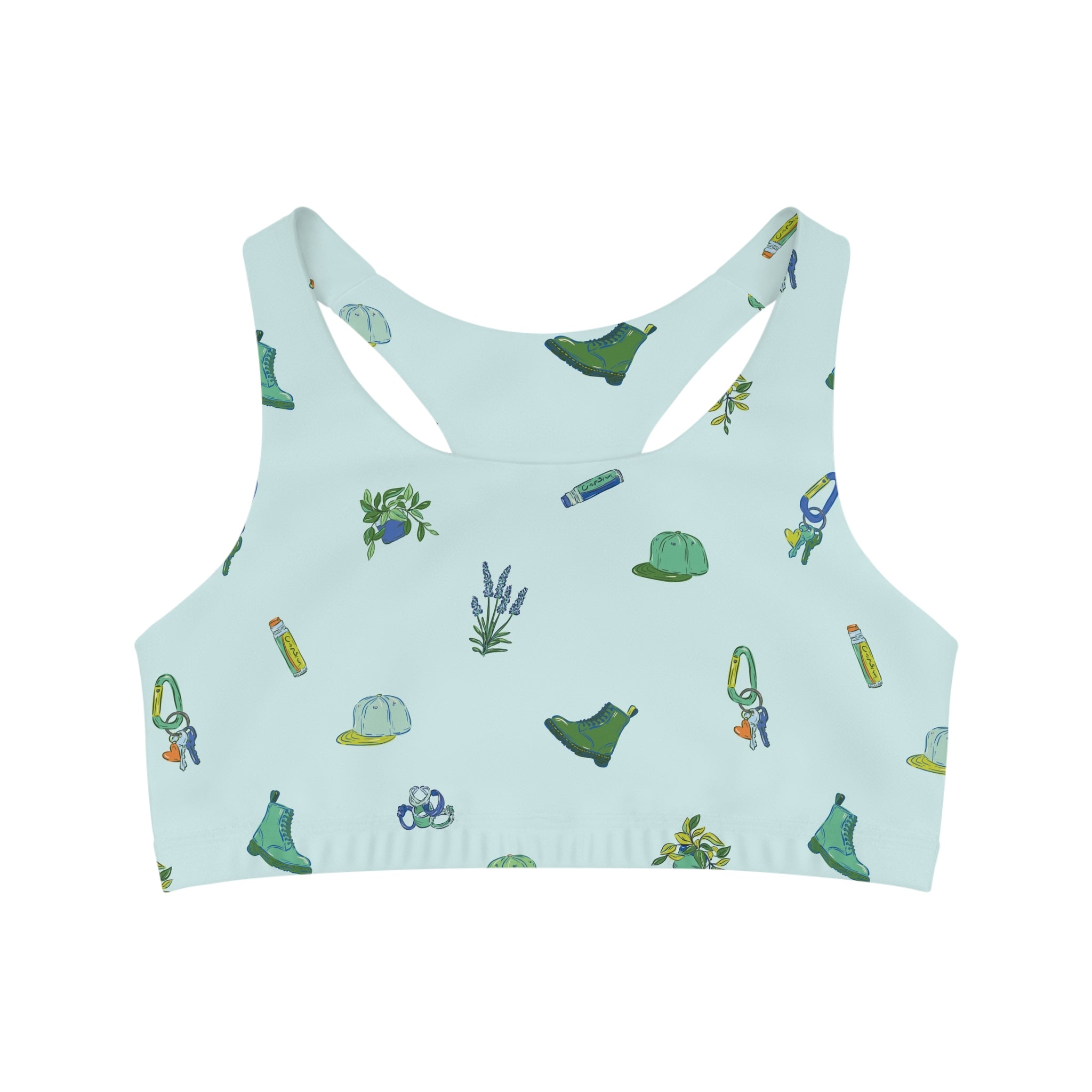 Iconic Green Queer Sports Bra