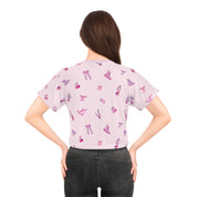 Iconic Pink Queer Crop Top