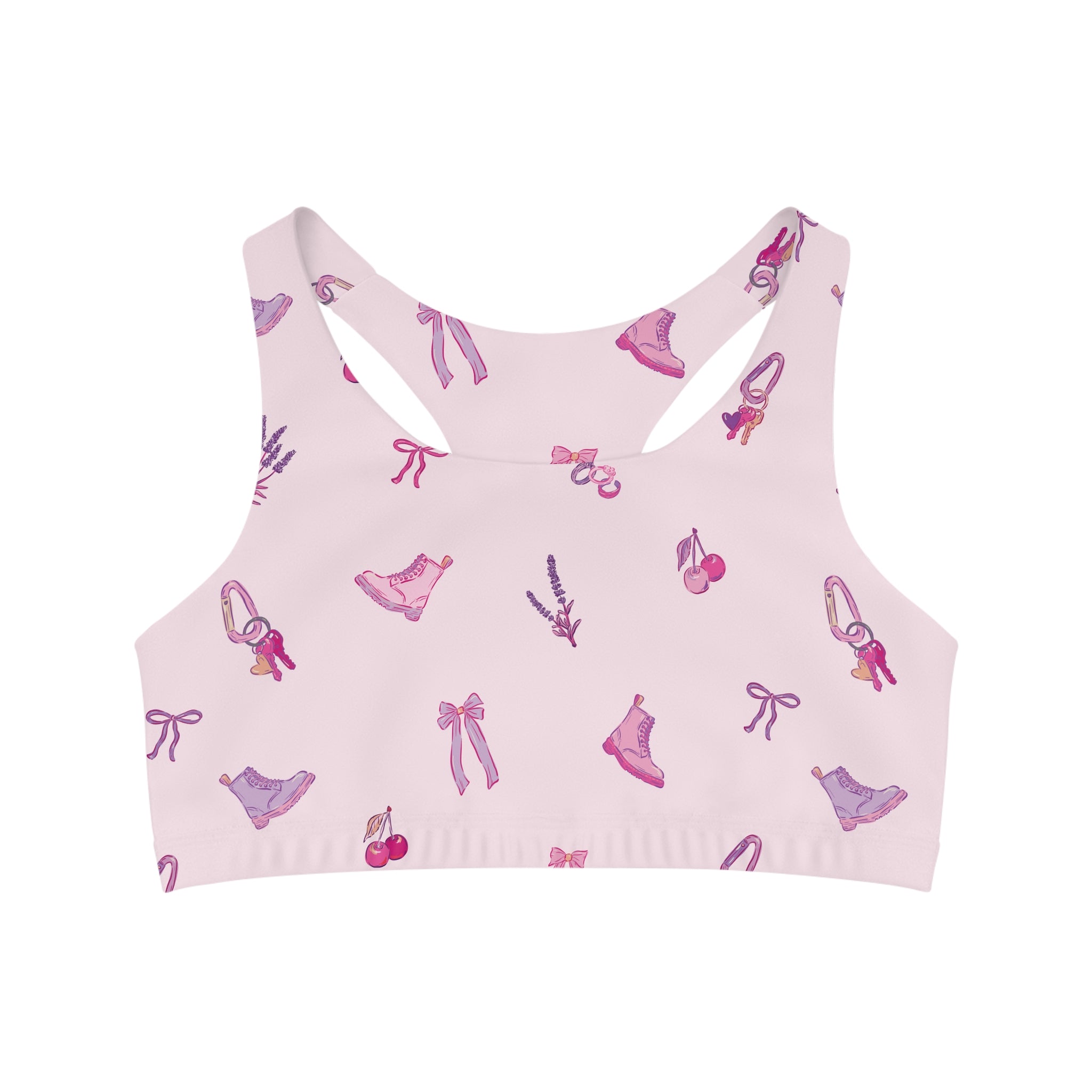 Iconic Pink Queer Sports Bra