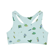 Iconic Green Queer Sports Bra
