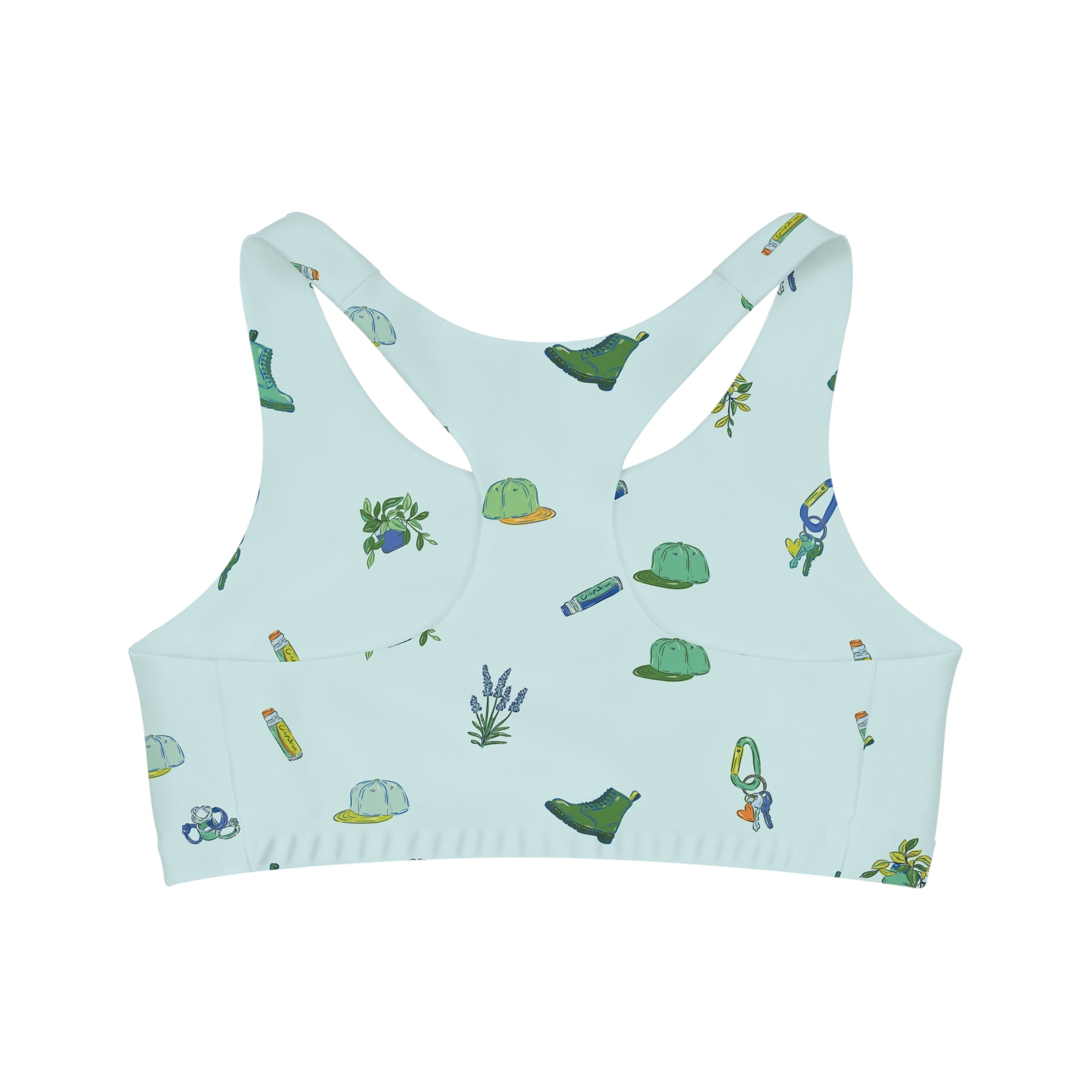 Iconic Green Queer Sports Bra