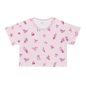 Iconic Pink Queer Crop Top