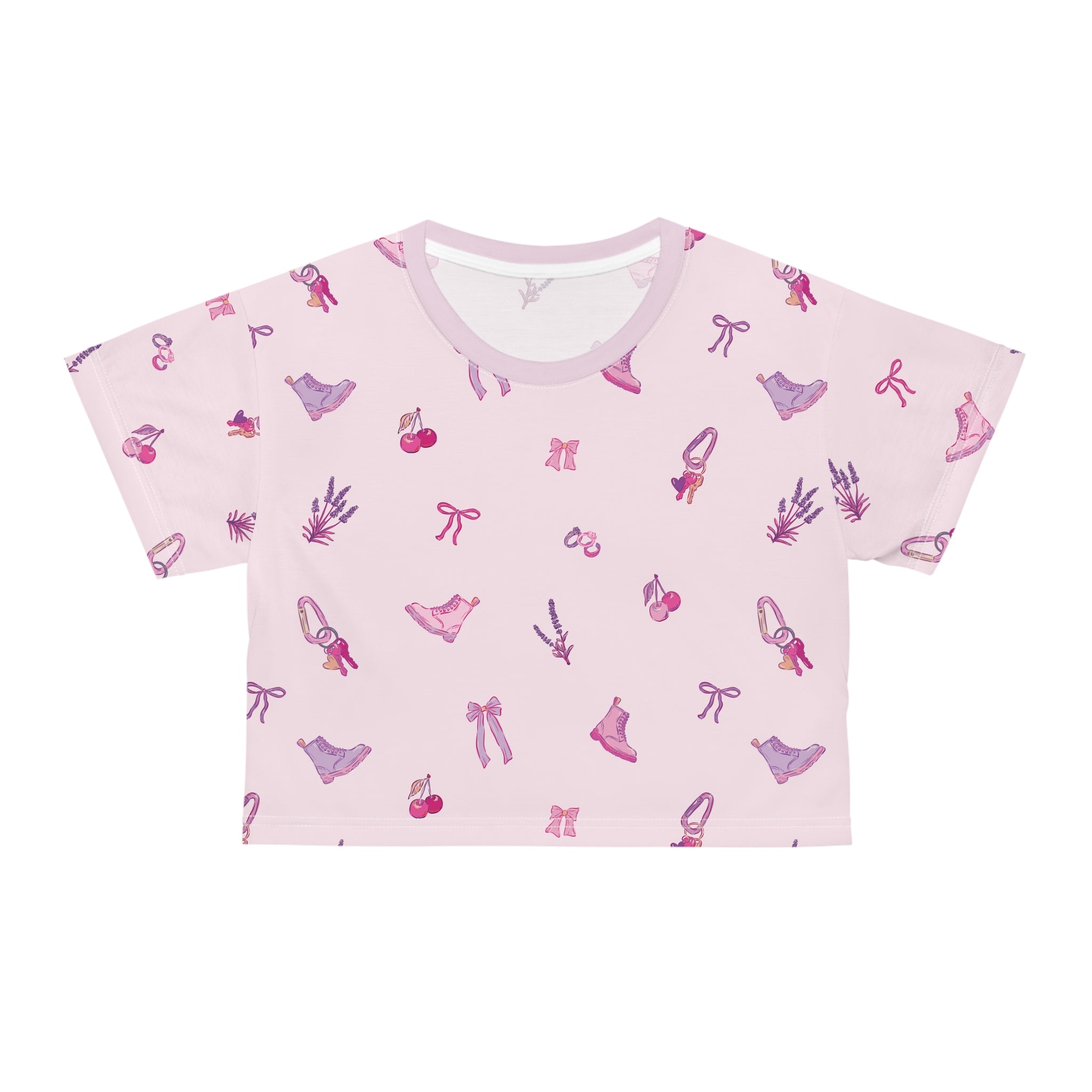 Iconic Pink Queer Crop Top