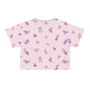 Iconic Pink Queer Crop Top