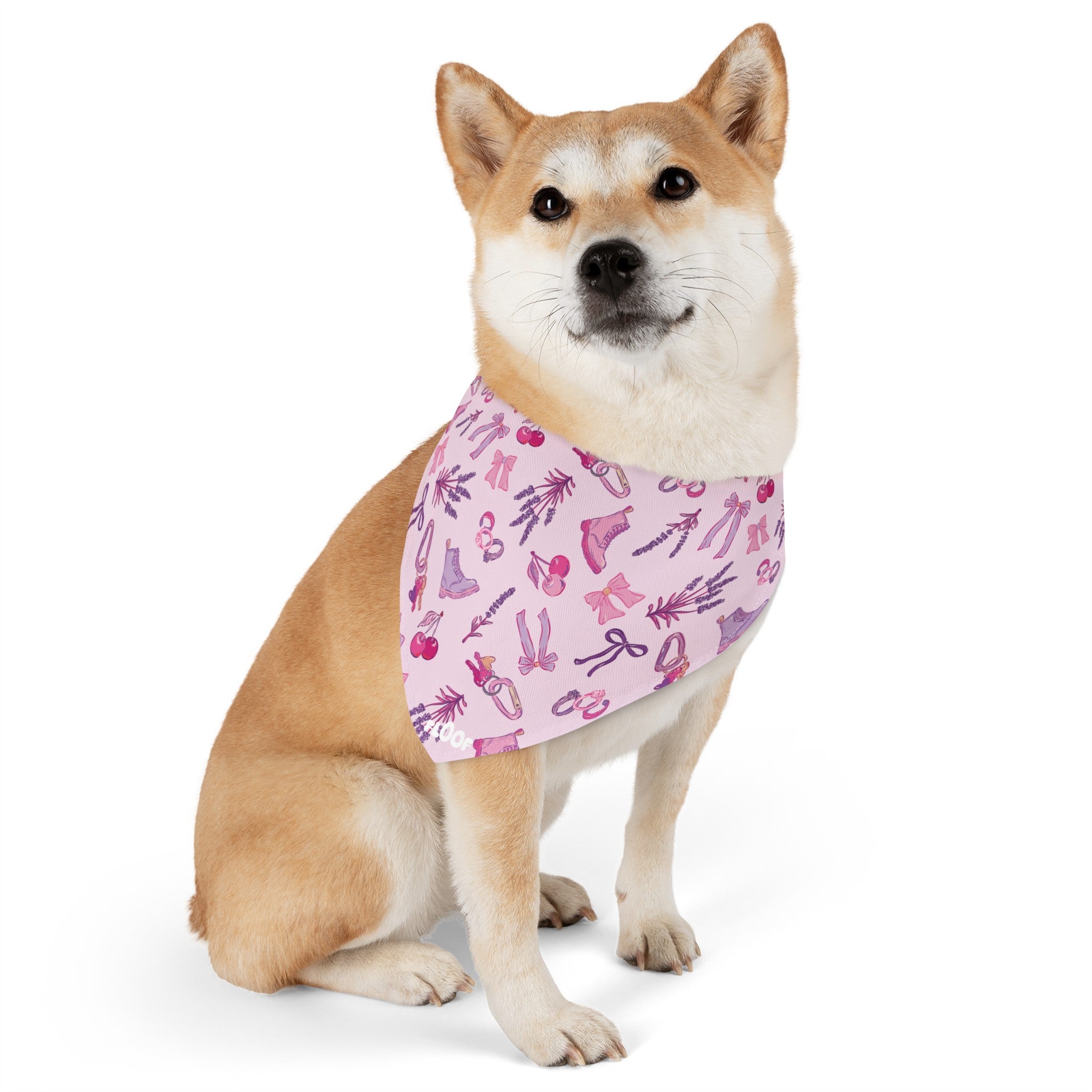 Iconic Pink Queer Pet Bandana Collar