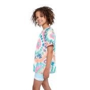 Pastel Tie-Dye Swirl Kids Tee
