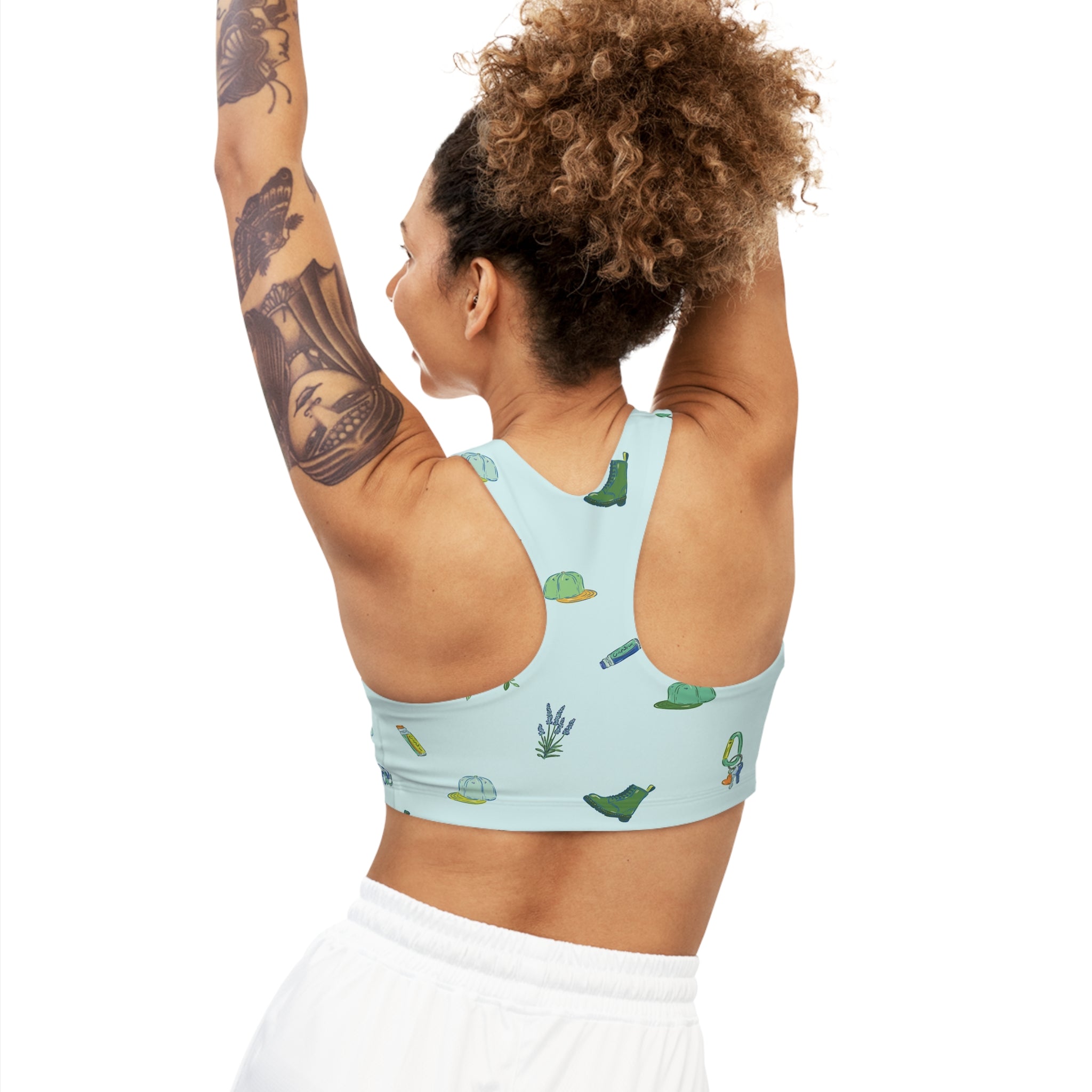 Iconic Green Queer Sports Bra